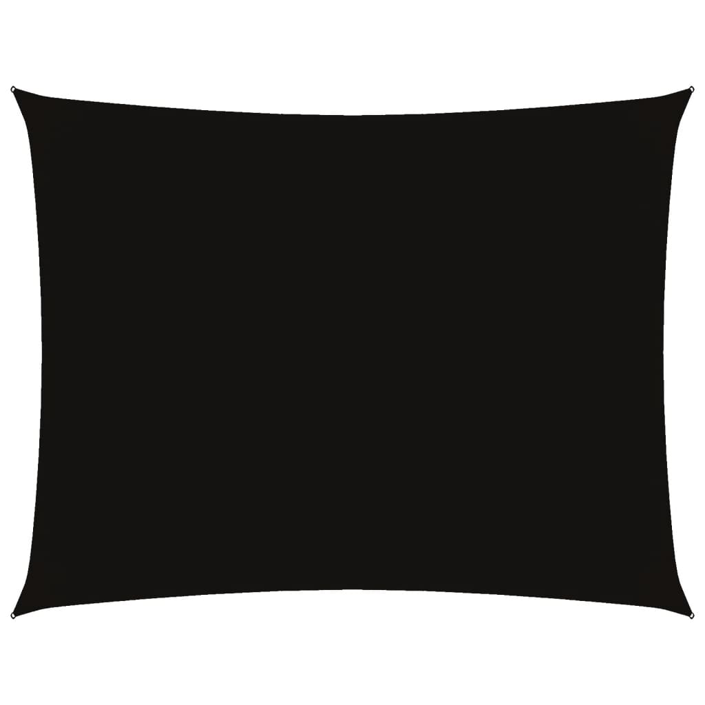 Parasole a Vela Oxford Rettangolare 4x5 m Nero | homemem39