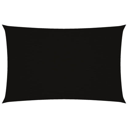 Parasole a Vela Oxford Rettangolare 4x7 m Nero | homemem39
