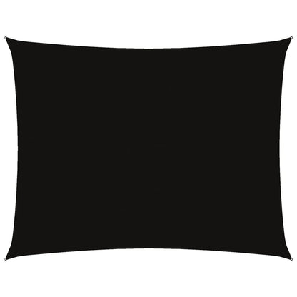 Parasole a Vela Tessuto Oxford Rettangolare 5x7m Nero | homemem39