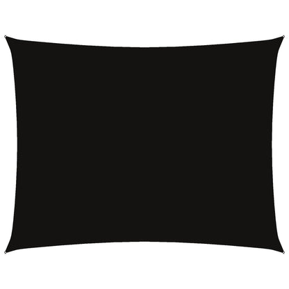 Parasole a Vela Oxford Rettangolare 6x7 m Nero | homemem39