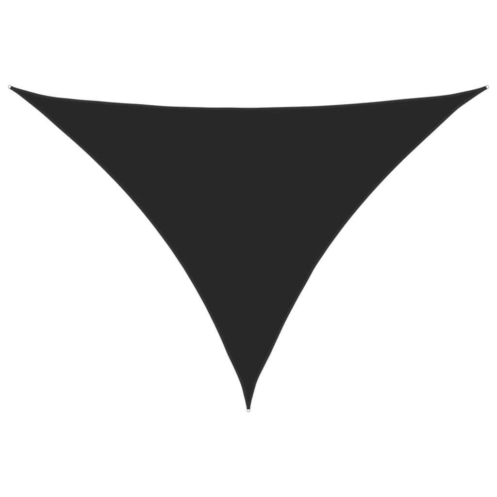 Parasole a Vela Oxford Triangolare 2,5x2,5x3,5 m Nero | homemem39