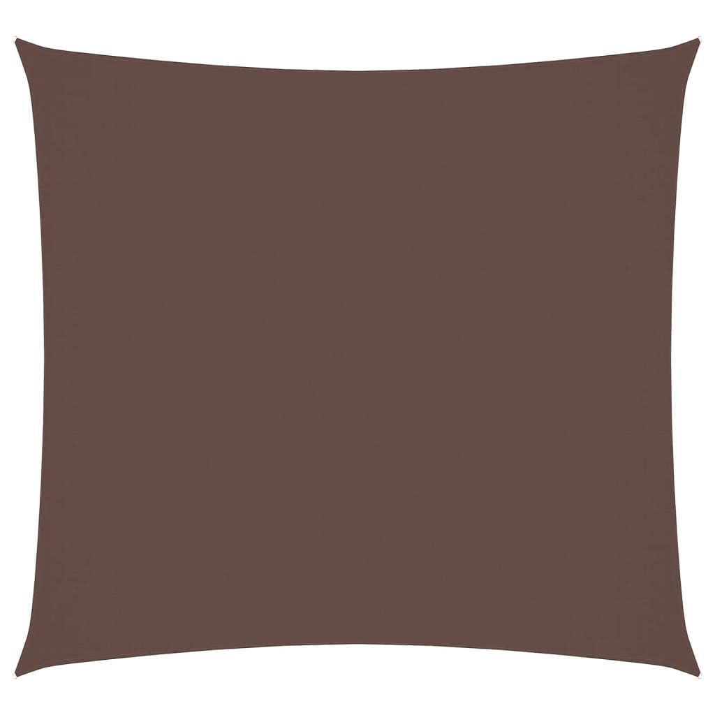 Vela Parasole in Tela Oxford Quadrata 2x2 m Marrone - homemem39