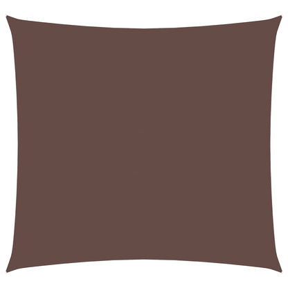 Vela Parasole in Tela Oxford Quadrata 4x4 m Marrone