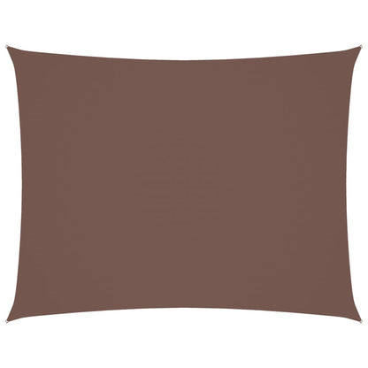 Parasole a Vela in Tessuto Oxford Rettangolare 2x3 m Marrone | homemem39