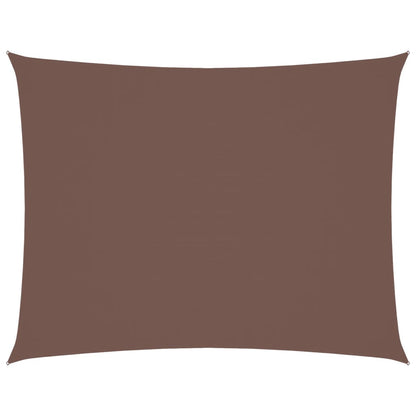 Parasole a Vela Oxford Rettangolare 2x3,5 m Marrone | homemem39