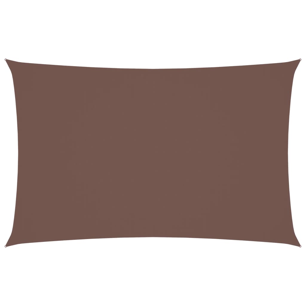 Parasole a Vela Oxford Rettangolare 2x4,5 m Marrone | homemem39
