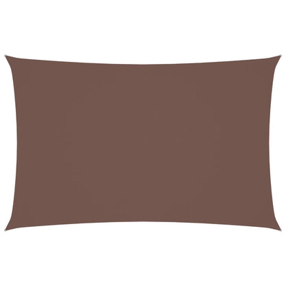 Parasole a Vela Oxford Rettangolare 2x4,5 m Marrone | homemem39