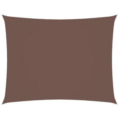 Parasole a Vela Oxford Rettangolare 2,5x4 m Marrone | homemem39