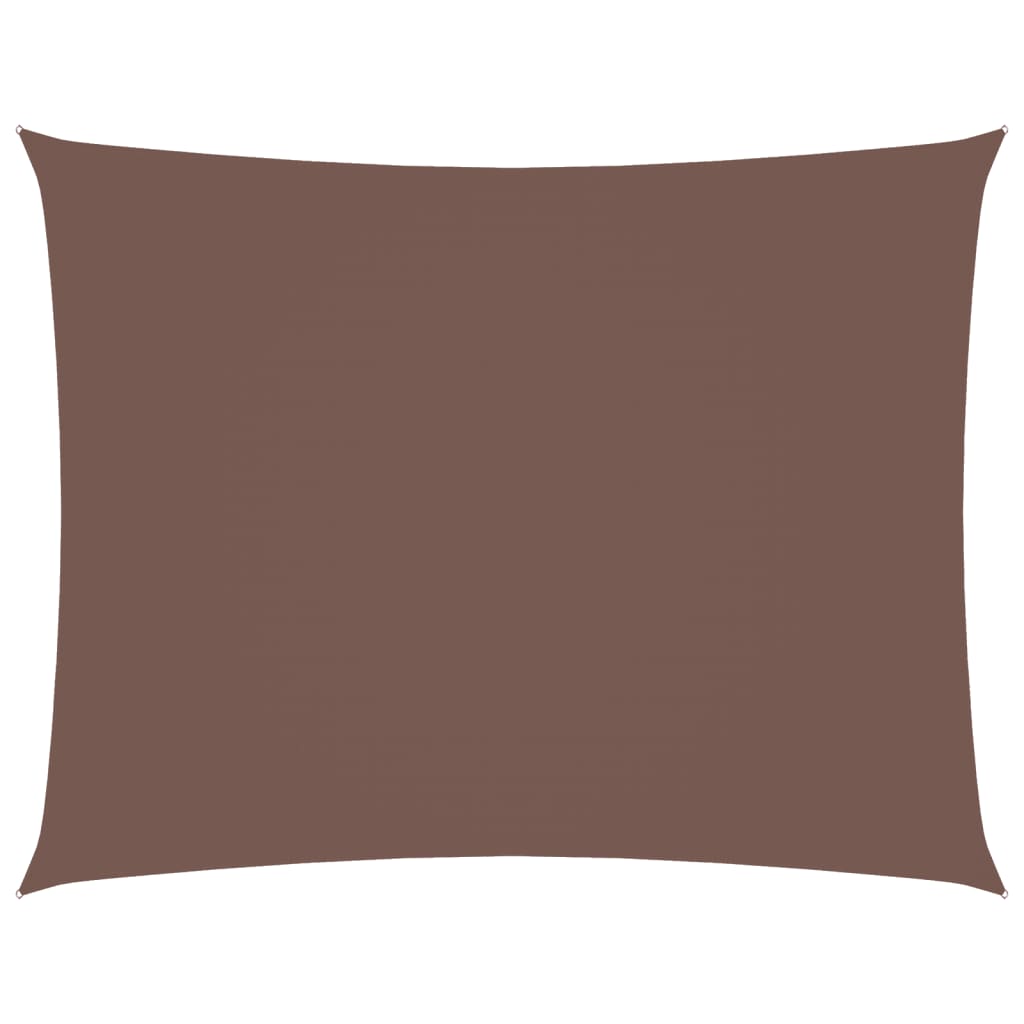 Parasole a Vela Oxford Rettangolare 3x4,5 m Marrone | homemem39