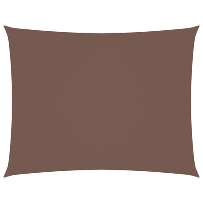 Parasole a Vela Oxford Rettangolare 3x4,5 m Marrone | homemem39