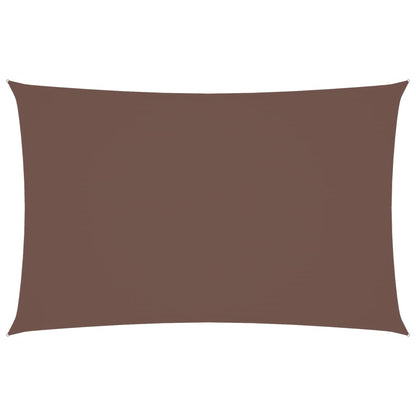 Parasole a Vela Oxford Rettangolare 5x8 m Marrone | homemem39
