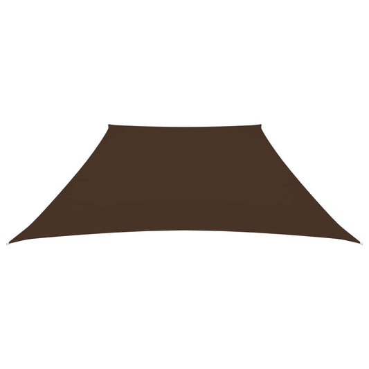 Parasole a Vela in Tela Oxford a Trapezio 2/4x3 m Marrone | homemem39