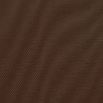 Parasole a Vela in Tela Oxford a Trapezio 2/4x3 m Marrone - homemem39