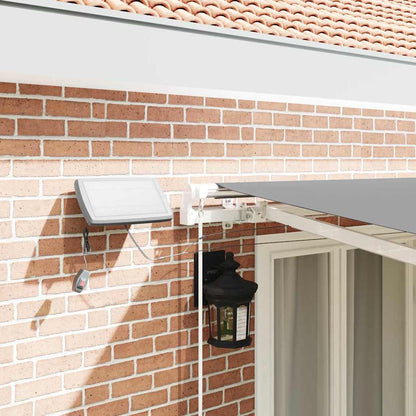 Tenda da Sole Bianco 5 x 3 m Metallo