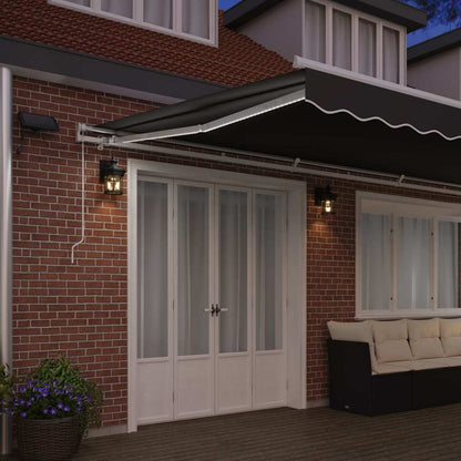 Tenda da Sole con Bianco 6 x 3 m Metallo