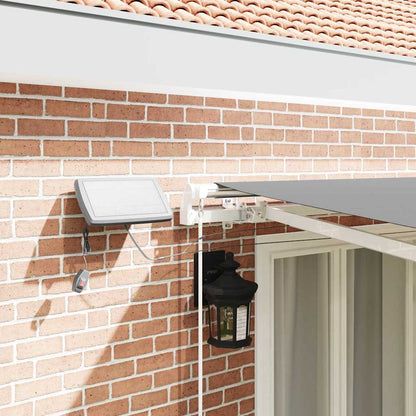 Tenda da Sole con Bianco 4 × 3,5 m Metallo - homemem39