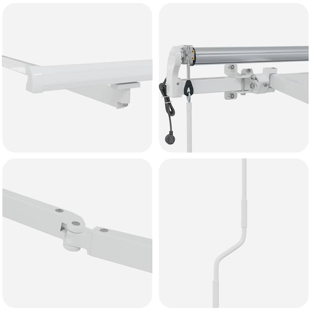 Struttura della tenda Bianco 450 × 350 cm Alluminio