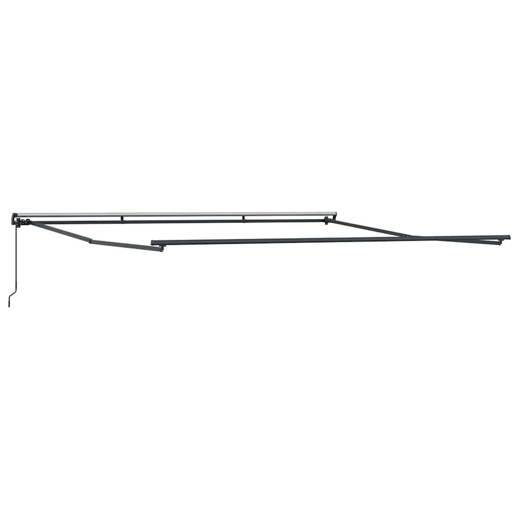 Tenda da Sole Antracite 4,5 × 3,5 m Metallo