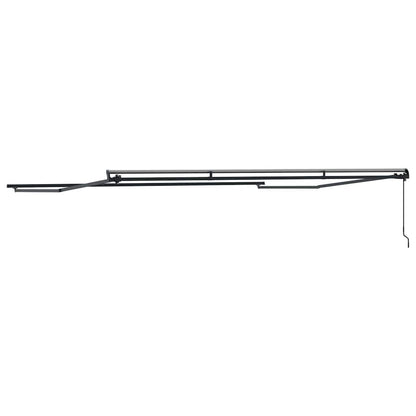 Tenda da Sole Antracite 4,5 × 3,5 m Metallo