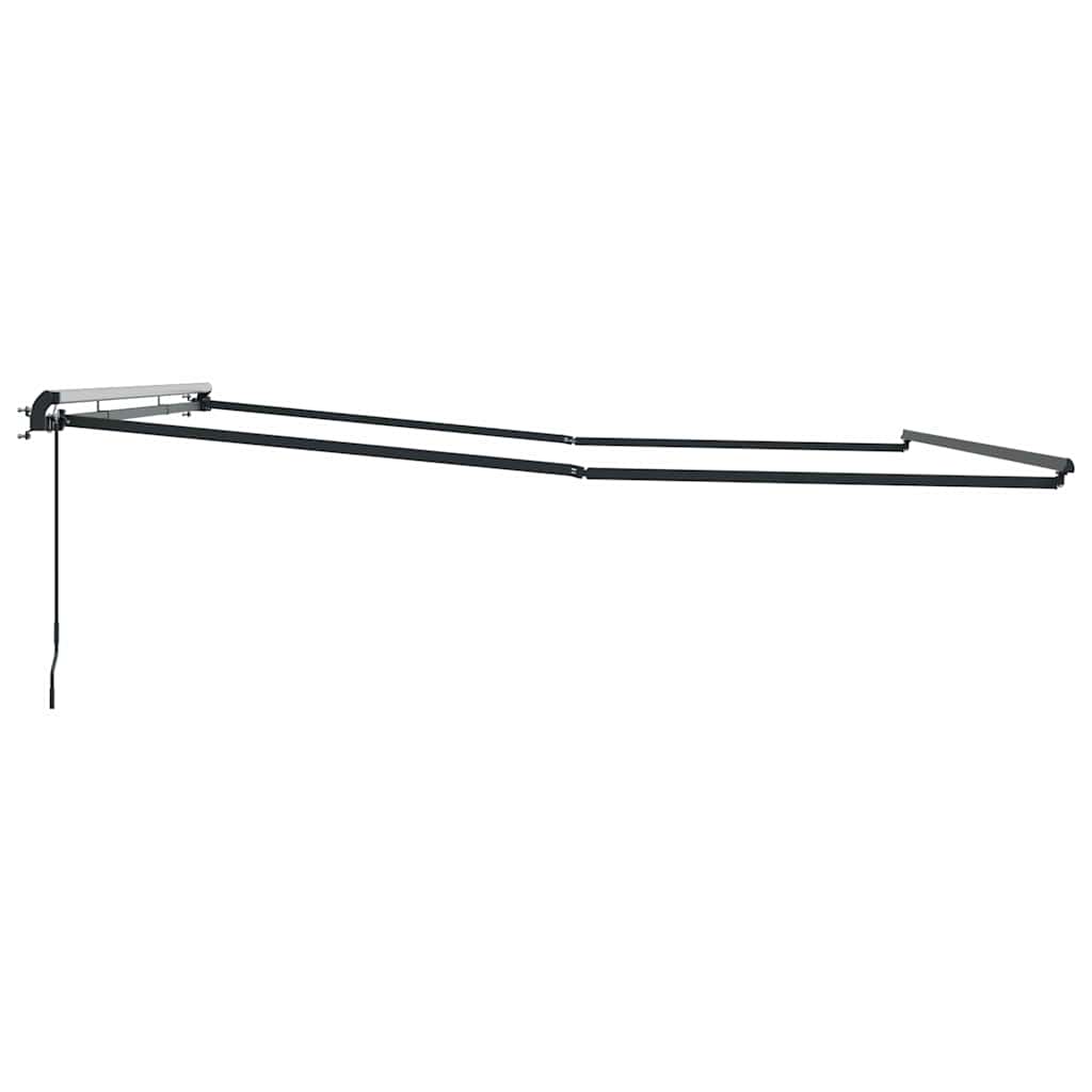 Tenda da Sole Antracite 4,5 × 3,5 m Metallo