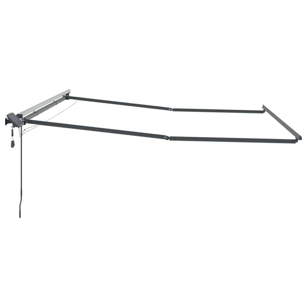 Tenda da Sole con Antracite 4 × 3 m Metallo - homemem39
