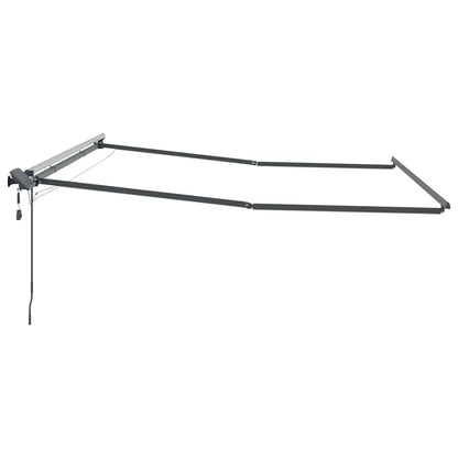 Tenda da Sole con Antracite 5 x 3 m Metallo