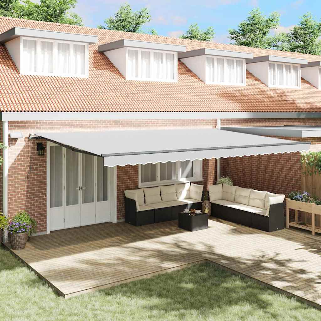 Tenda da Sole con Antracite 6 x 3 m Metallo