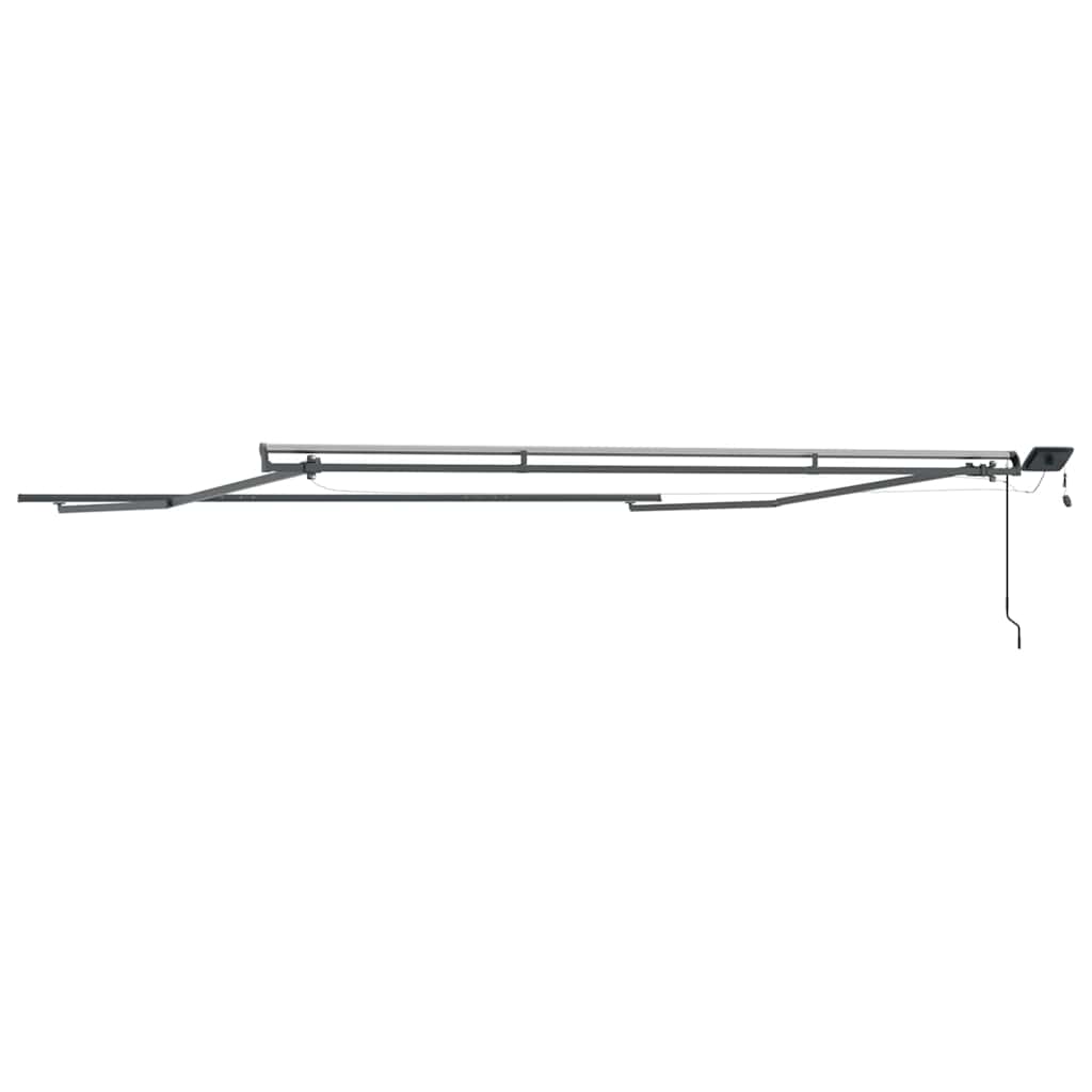 Tenda da Sole con Antracite 4 × 3,5 m Metallo - homemem39