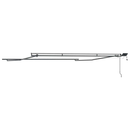 Tenda da Sole con Antracite 4 × 3,5 m Metallo - homemem39