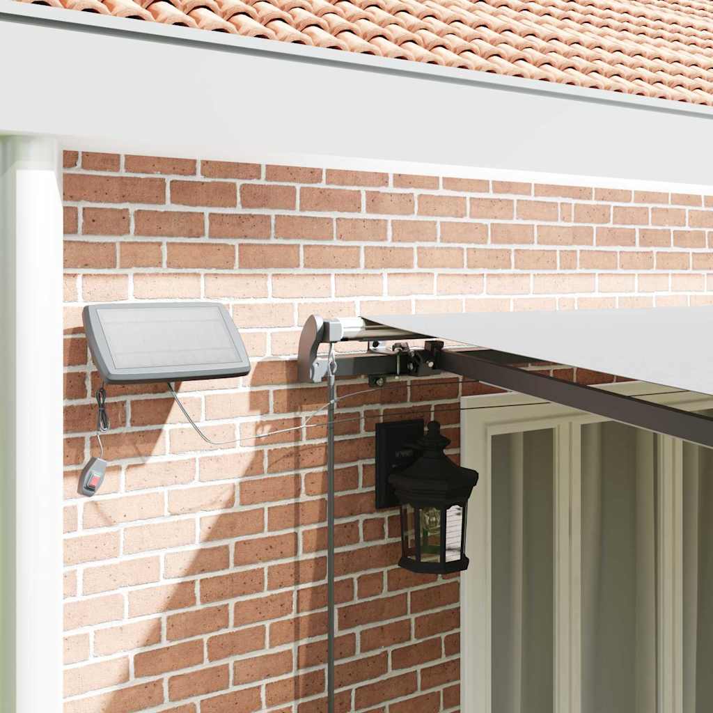 Tenda da Sole con Antracite 6 × 3,5 m Metallo