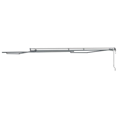 Tenda da Sole Antracite 4,5 × 3,5 m Metallo