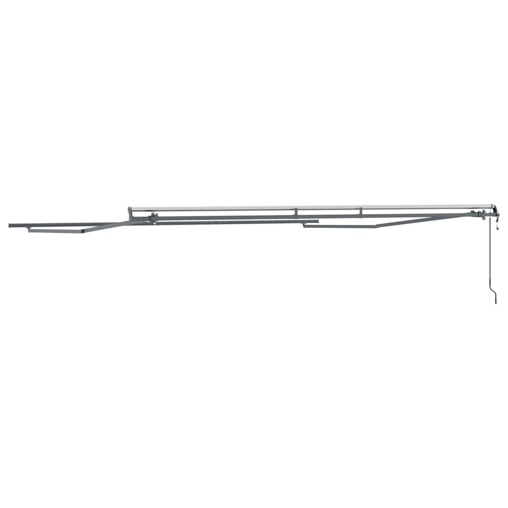 Tenda da Sole Antracite 5 × 3,5 m Metallo - homemem39