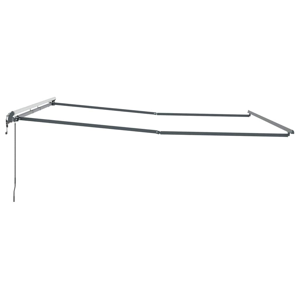 Tenda da Sole Antracite 5 × 3,5 m Metallo - homemem39