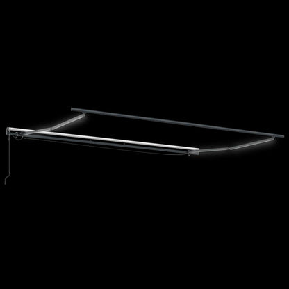 Tenda da Sole con Antracite 4,5 × 3 m Metallo