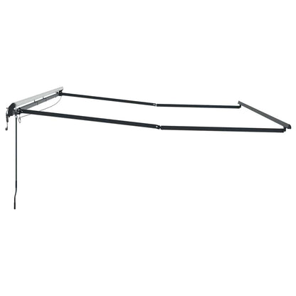 Tenda da Sole con Antracite 5 x 3 m Metallo - homemem39