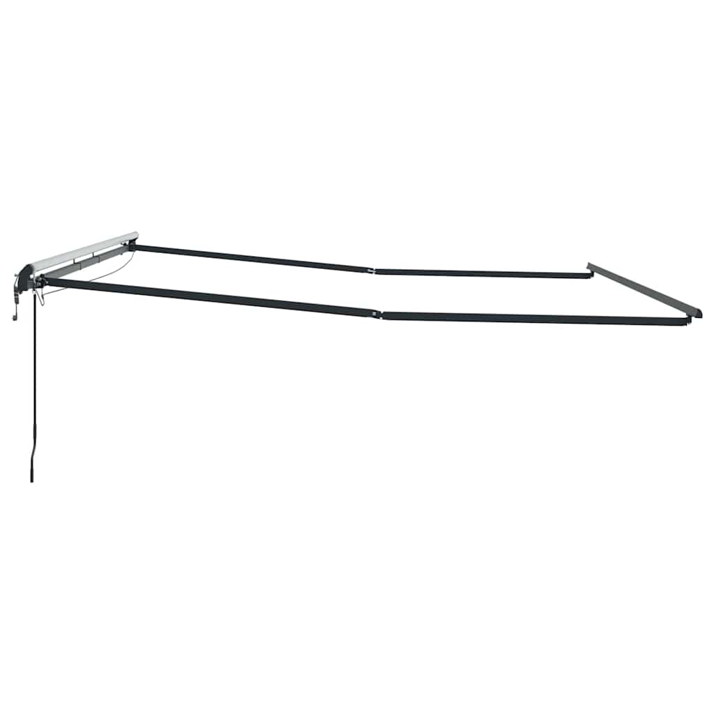 Tenda da Sole con Antracite 4,5 × 3,5 m Metallo
