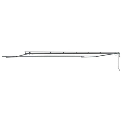 Tenda da Sole con Antracite 6 × 3,5 m Metallo