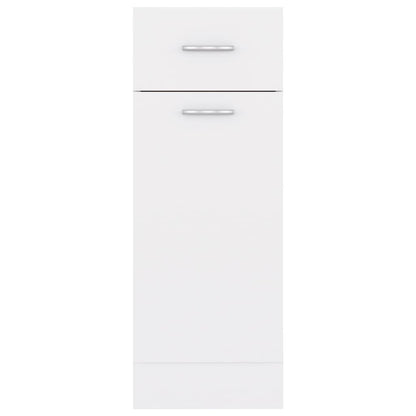 Armadio con Cassetto “Lyon” Bianco 30x46x81,5 cm - homemem39