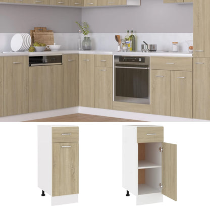 Armadio Inferiore Cassetto “Lyon” Rovere Sonoma 30x46x81,5 | homemem39