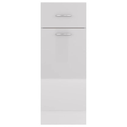 Armadio Inferiore Cassetto “Lyon” Bianco Lucido 30x46x81,5 - homemem39