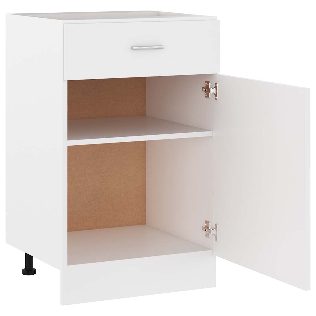 Armadio con Cassetto “Lyon” Bianco 50x46x81,5 cm | homemem39