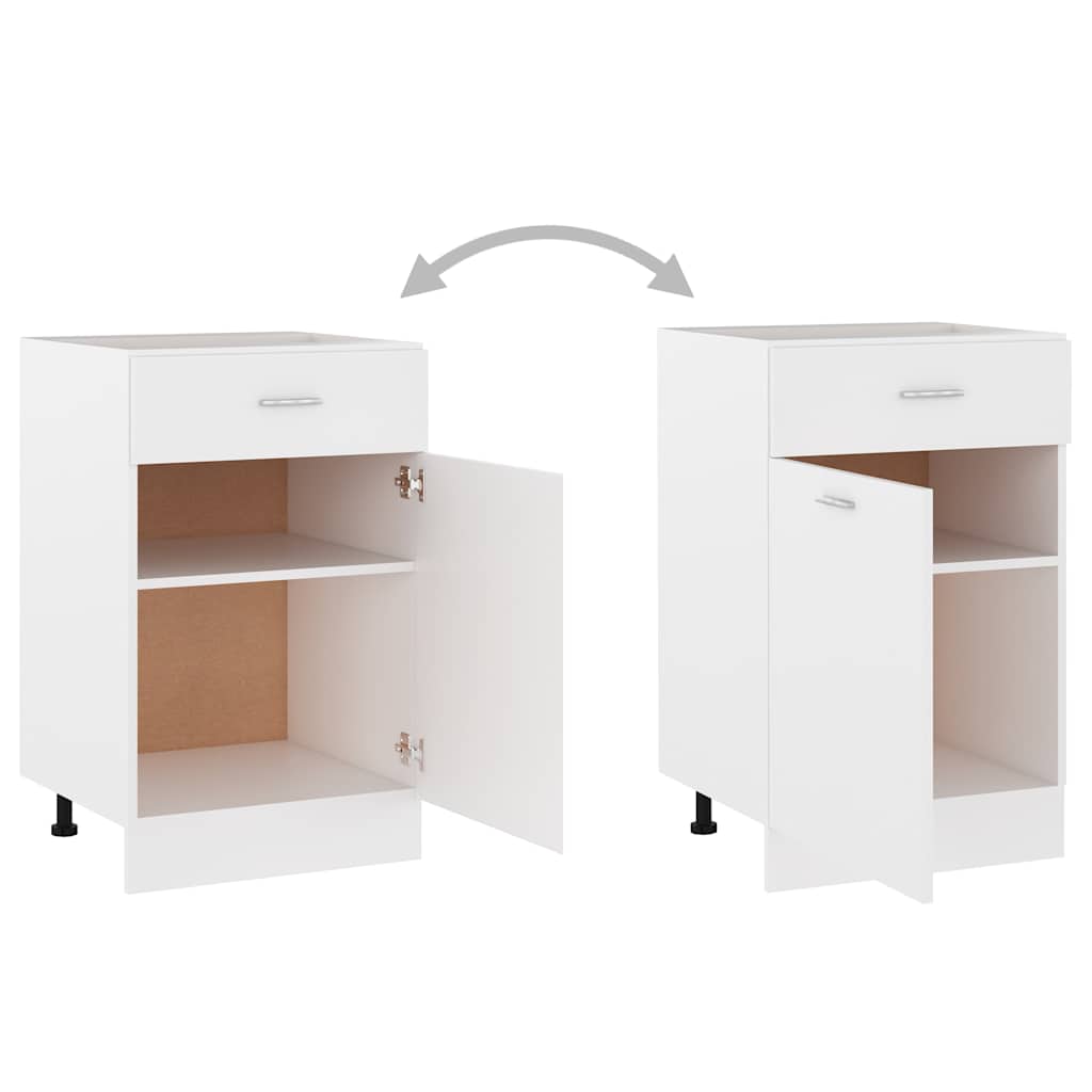 Armadio con Cassetto “Lyon” Bianco 50x46x81,5 cm | homemem39