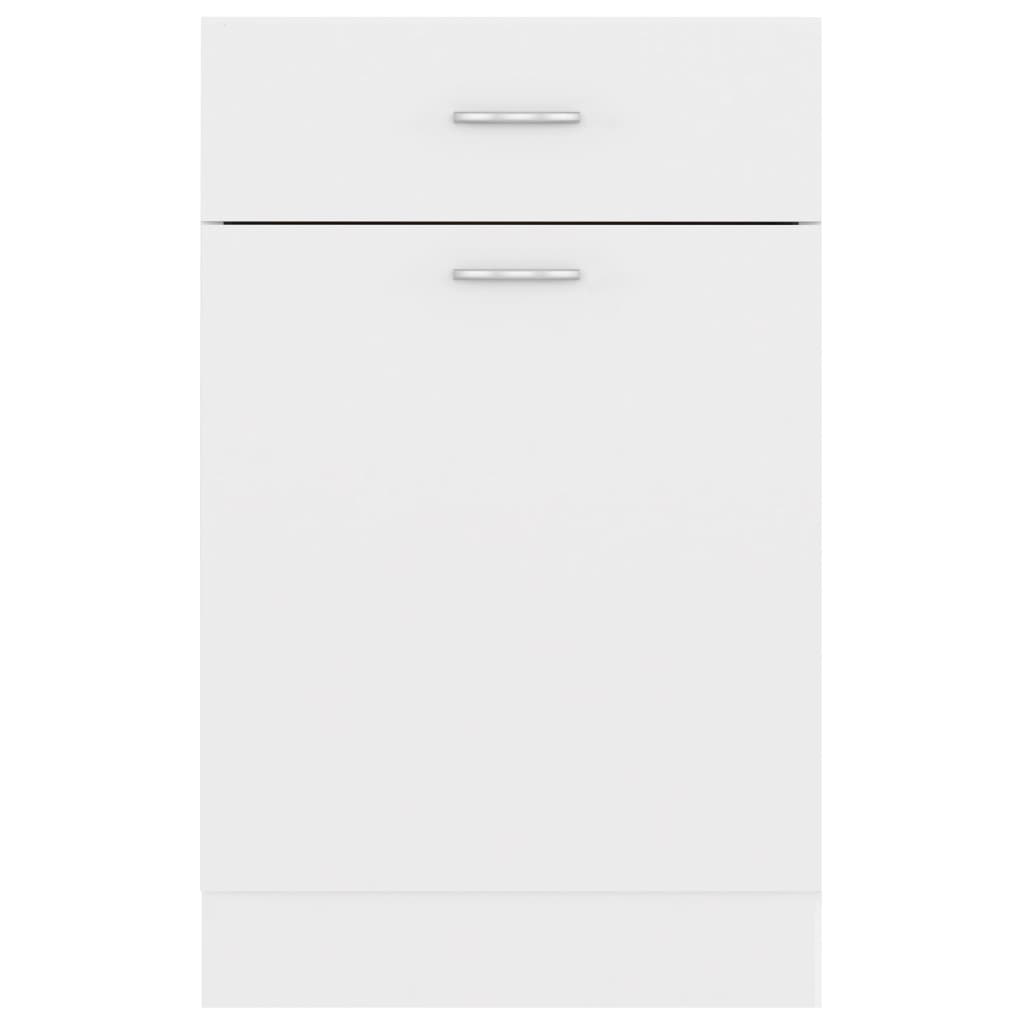 Armadio con Cassetto “Lyon” Bianco 50x46x81,5 cm - homemem39