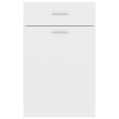 Armadio con Cassetto “Lyon” Bianco 50x46x81,5 cm - homemem39