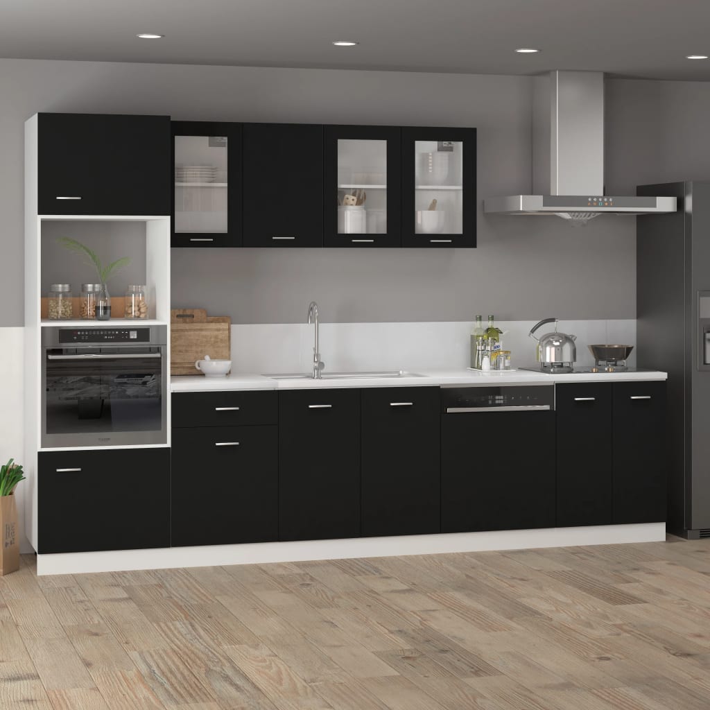 Armadio con Cassetto “Lyon” Nero 50x46x81,5 cm - homemem39