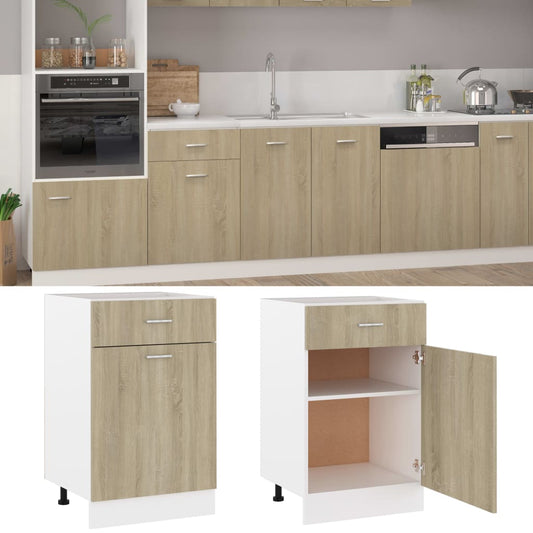 Armadio Inferiore Cassetto “Lyon” Rovere Sonoma 50x46x81,5 - homemem39