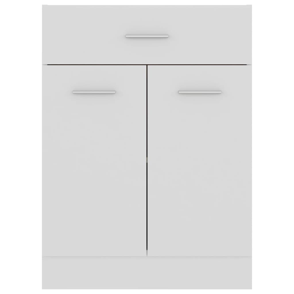 Armadio Inferiore con Cassetto “Lyon” Bianco 60x46x81,5 cm - homemem39