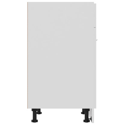Armadio Inferiore con Cassetto “Lyon” Bianco 60x46x81,5 cm - homemem39