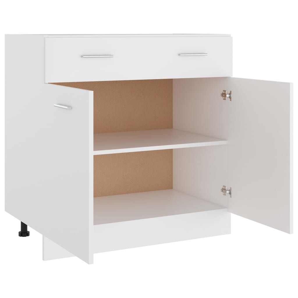 Mobile Inferiore Cassetto “Lyon” Bianco 80x46x81,5cm | homemem39