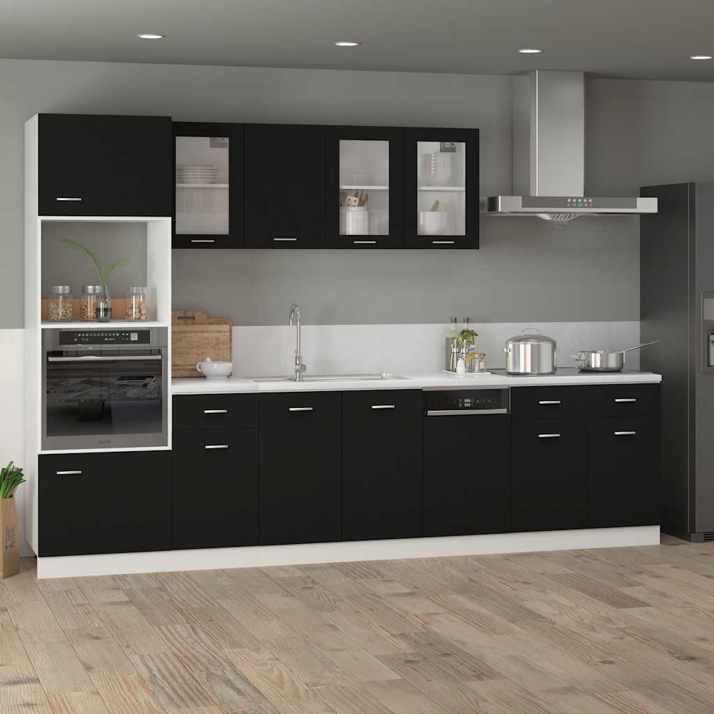 Mobile Inferiore Cassetto “Lyon” Nero 80x46x81,5 cm | homemem39